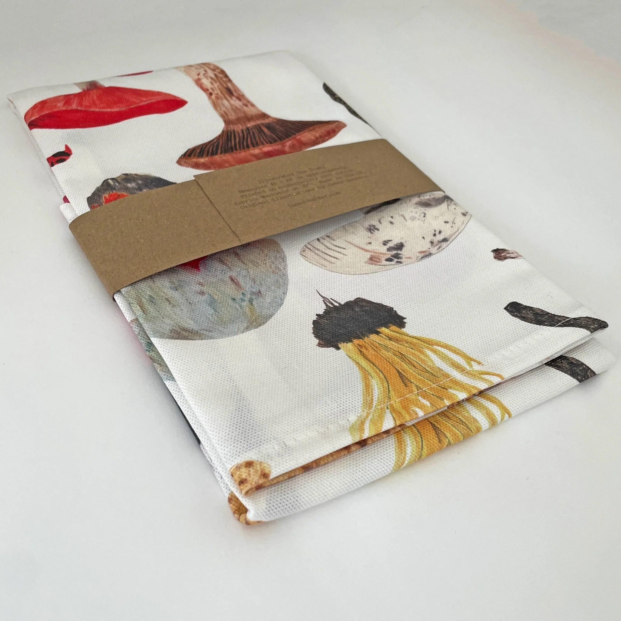 Mushrooms and Toadstool Tea Towel - Image 7