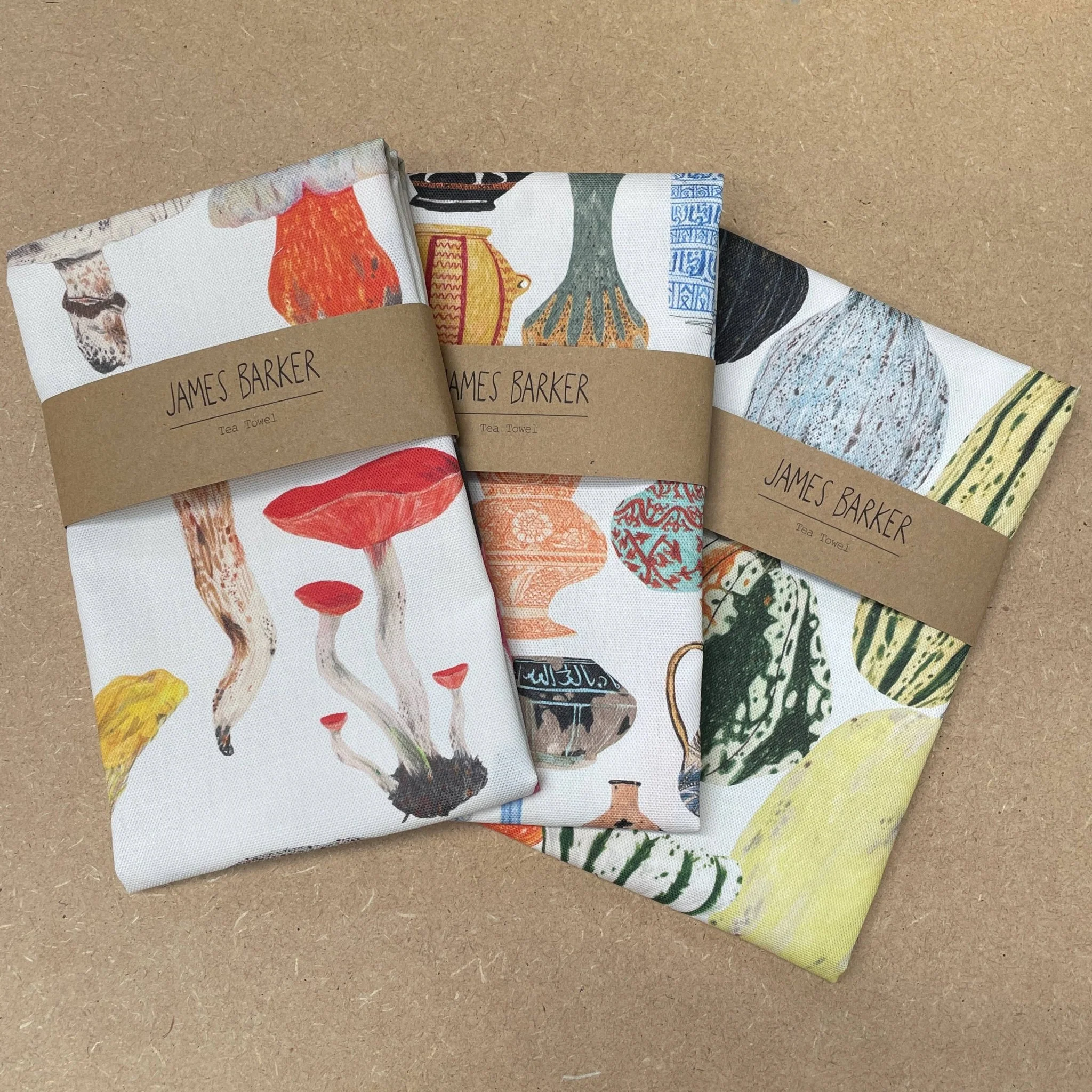 Mushrooms and Toadstool Tea Towel - Image 9