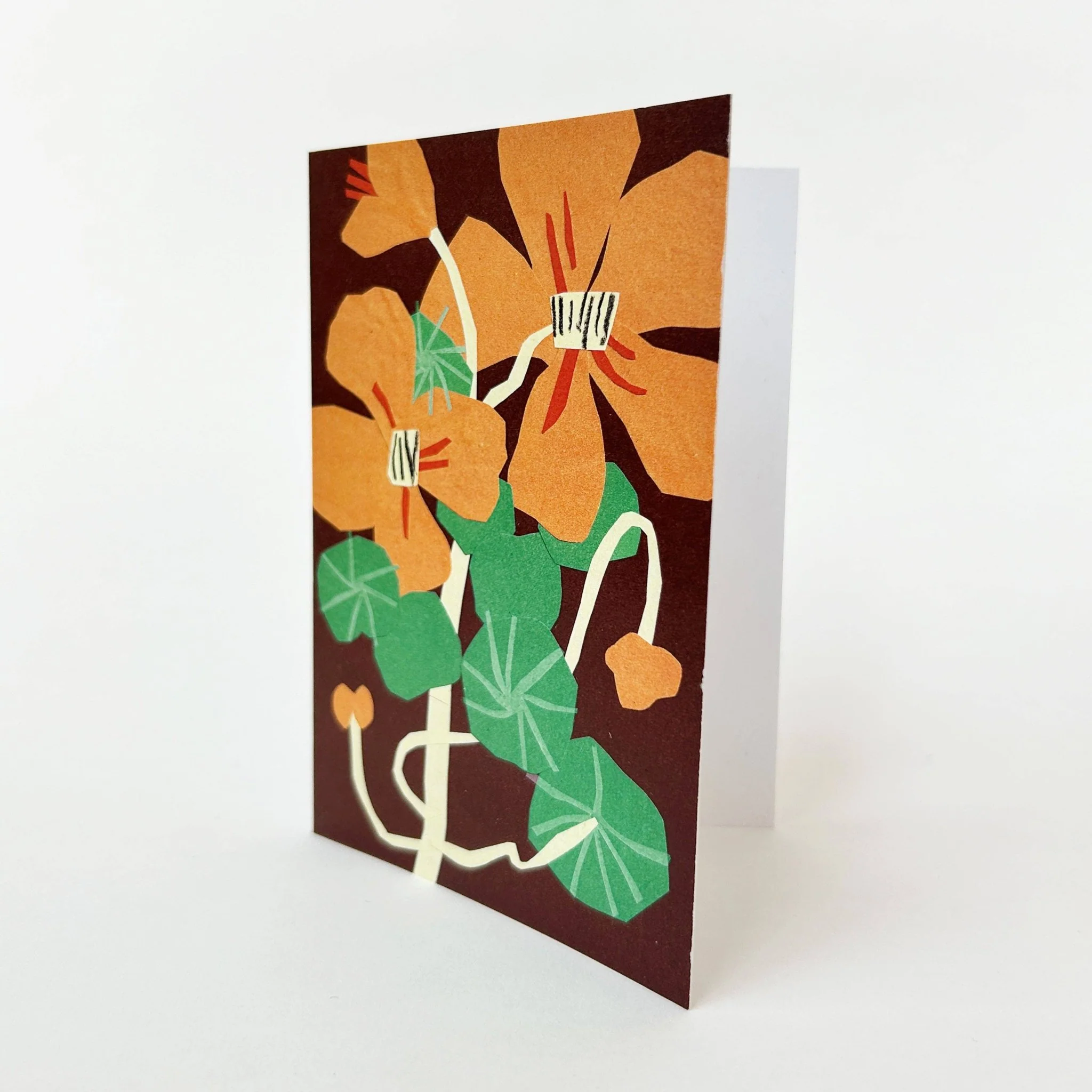 Nasturtiums Greetings Card - Image 2