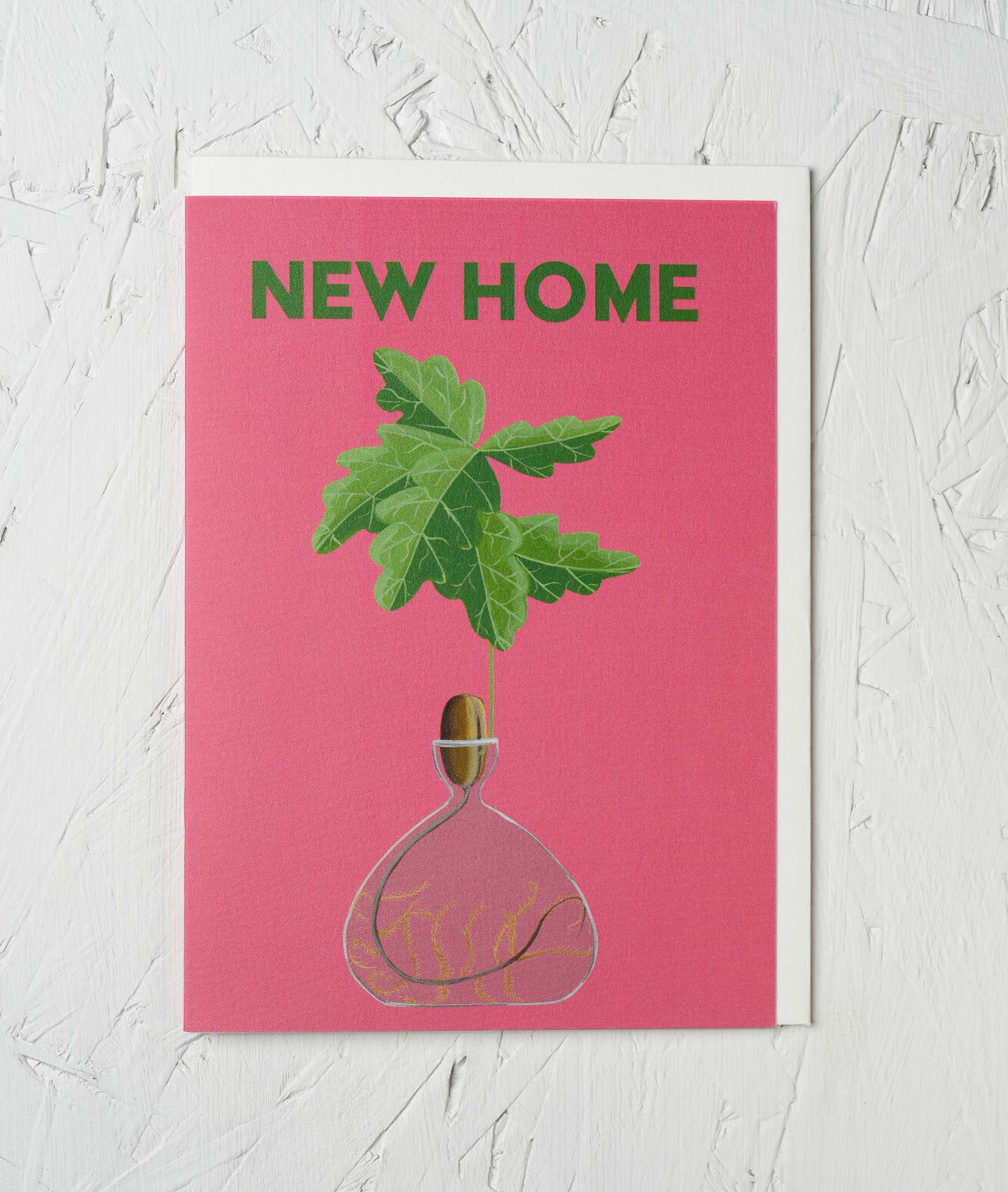 New Home Acorn Greetings Card