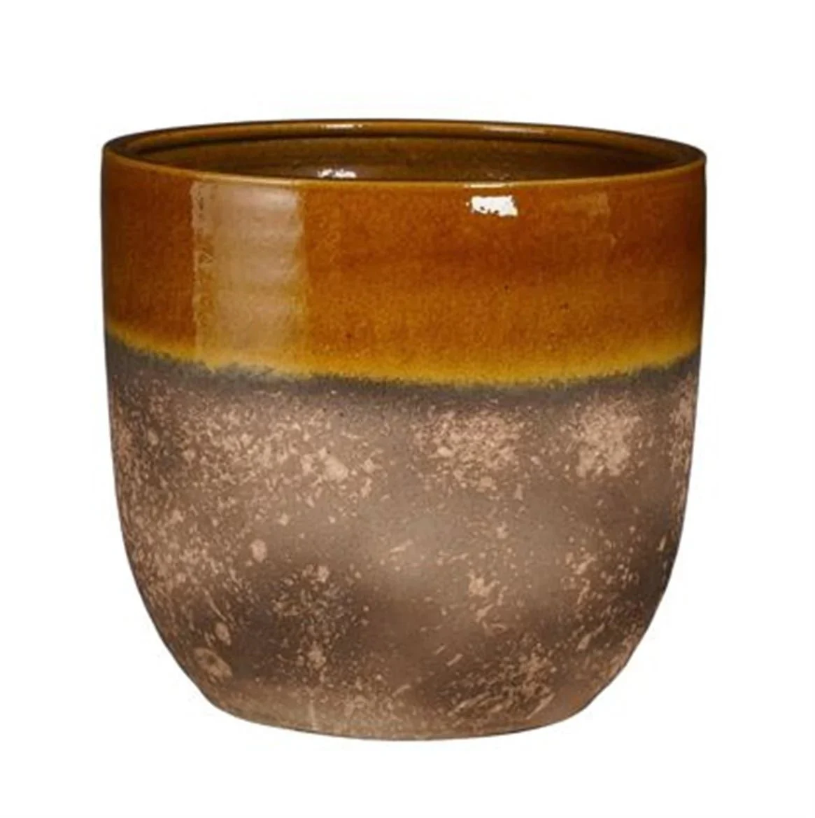 Nora Planter in Ochre Orange