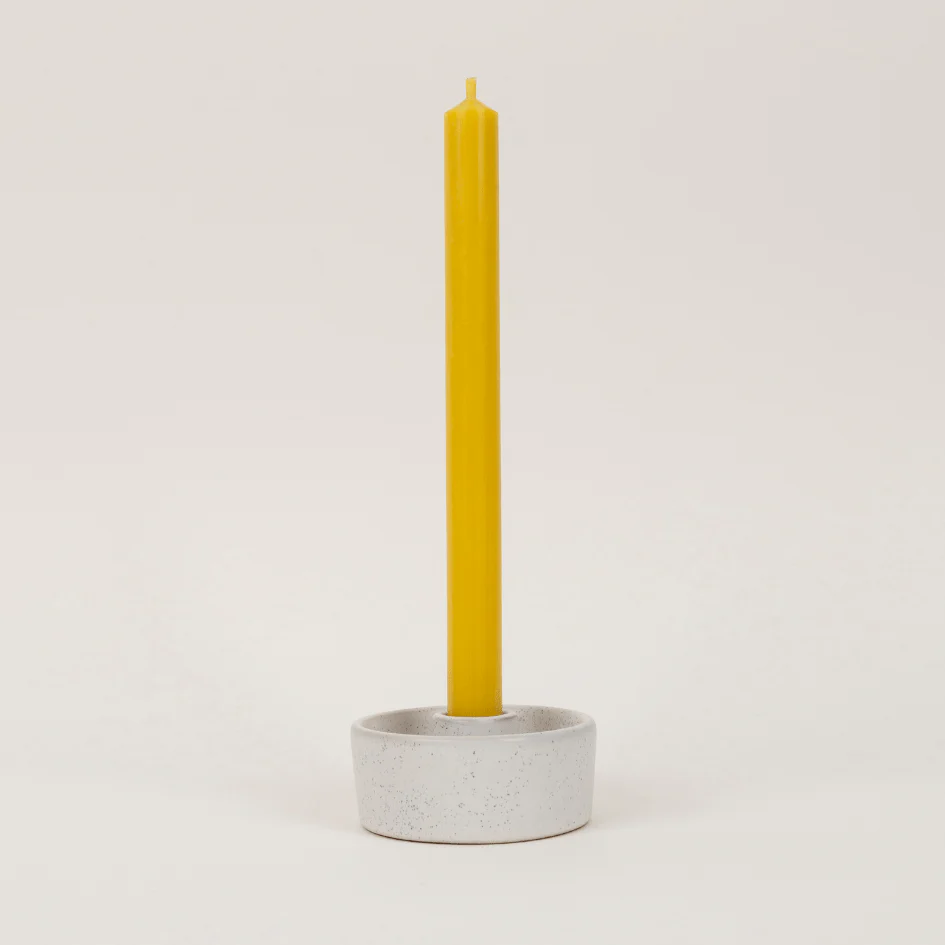 Yellow Ochre - St Eval Church Dinner Candle - Image 3