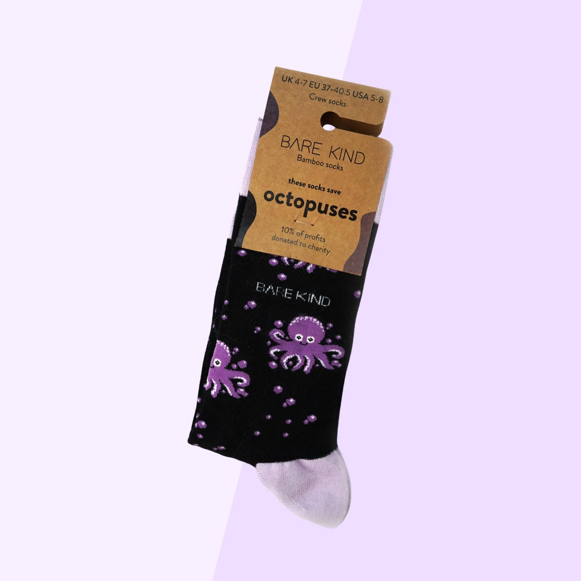 Octopus Bamboo Socks - Image 2