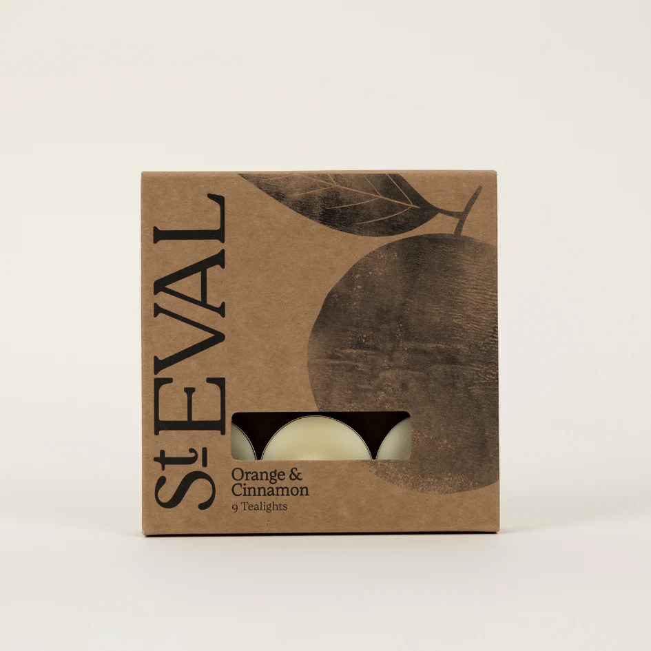 Orange & Cinnamon Scented Tealights - Image 2