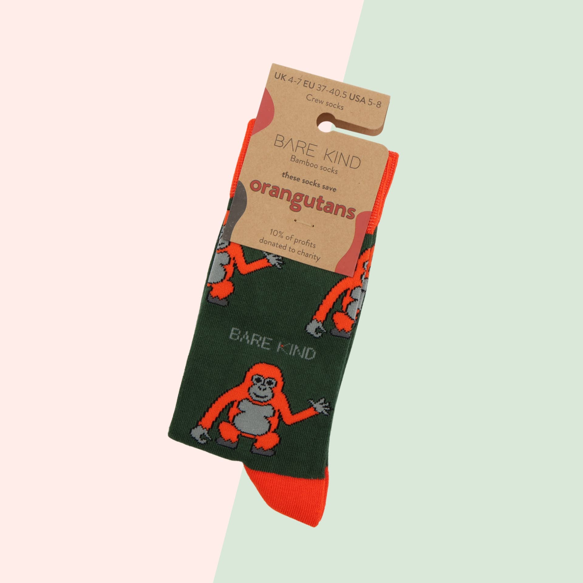 Orangutan Bamboo Socks - Image 2