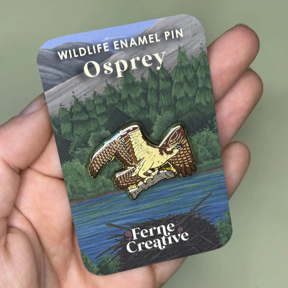 Osprey Enamel Pin – Designed by Ferne Creative - Image 3