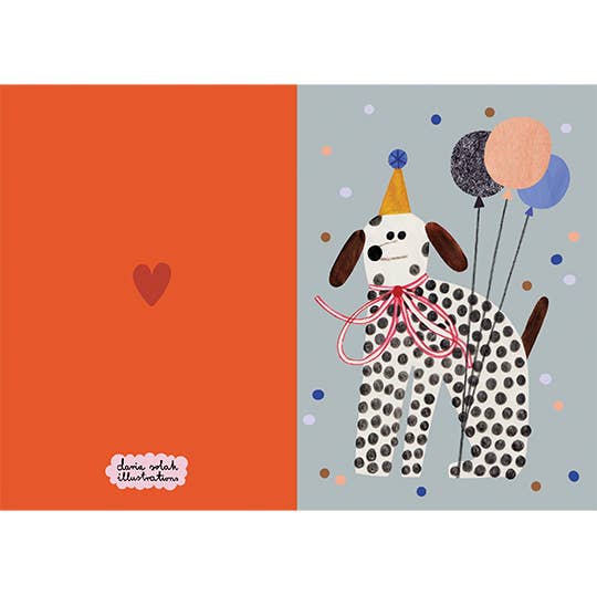 PARTY DOG Greetings Card - Image 2