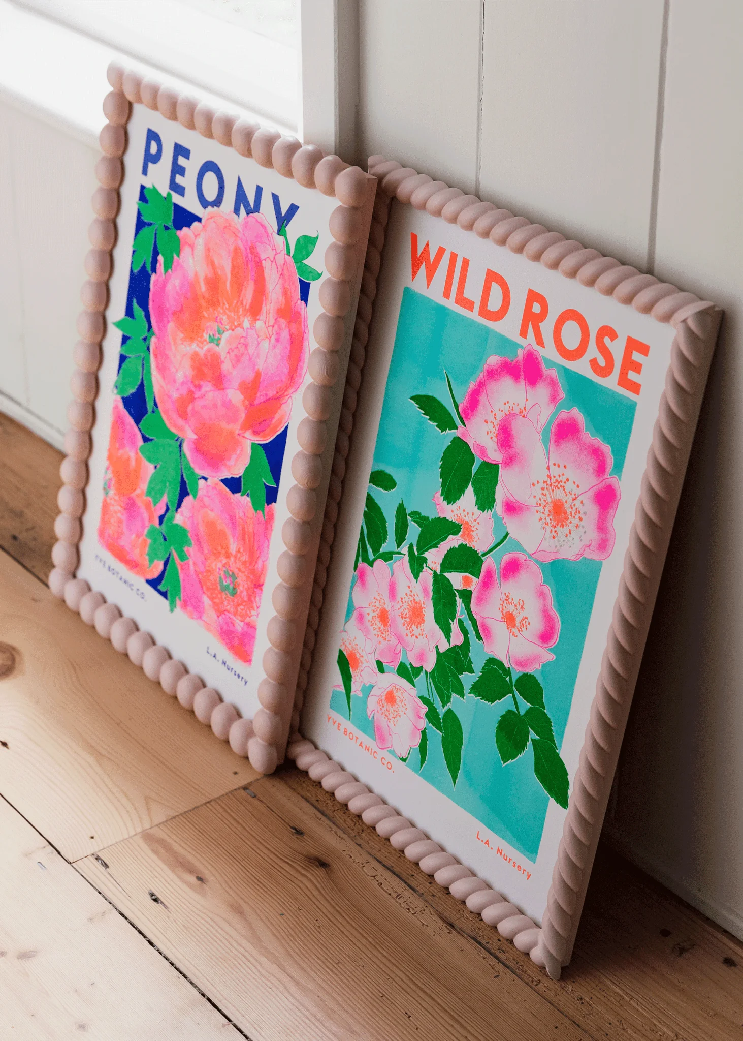 Peony Flower Risograph Print - Image 4