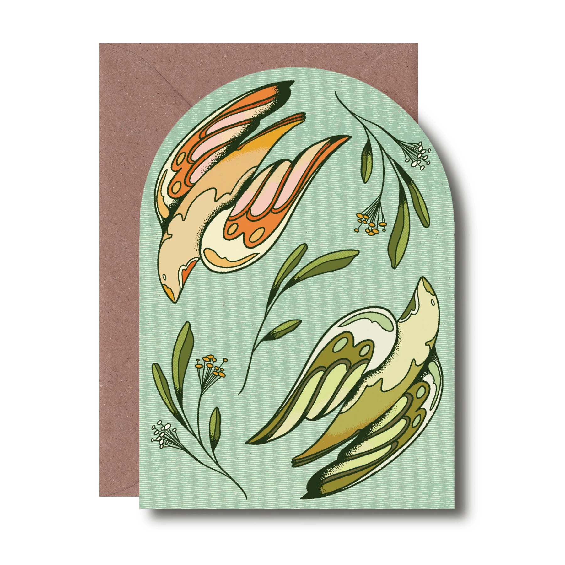 Perfect Pair Arch Greetings Card