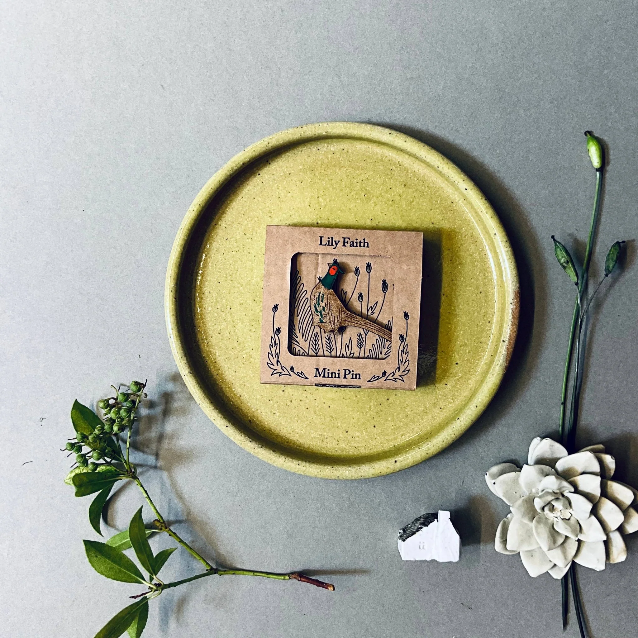 Pheasant Mini Pin Brooch - Image 2