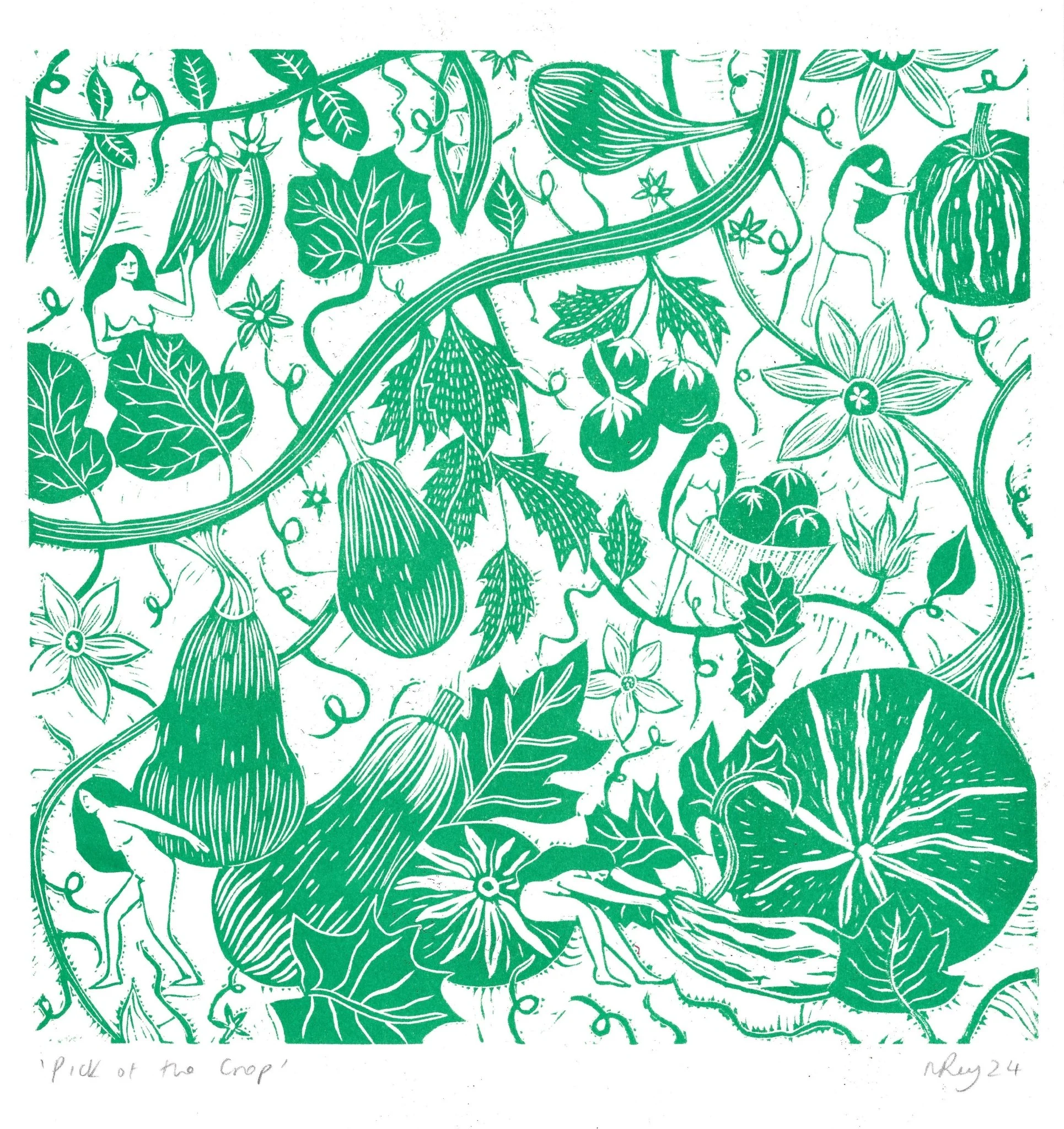 Pick of the Crop Risograph Art Print - Image 2