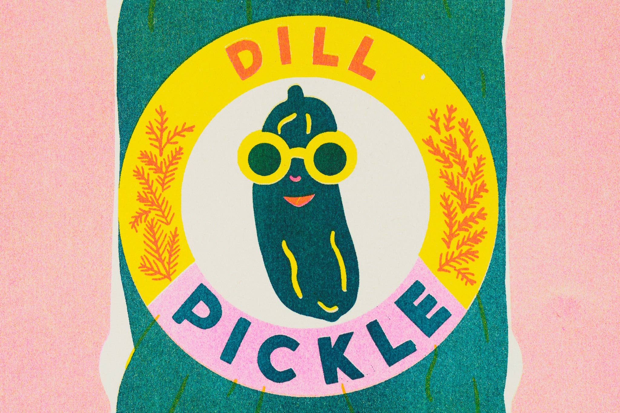 Pickle Risograph A4 Print - Image 2