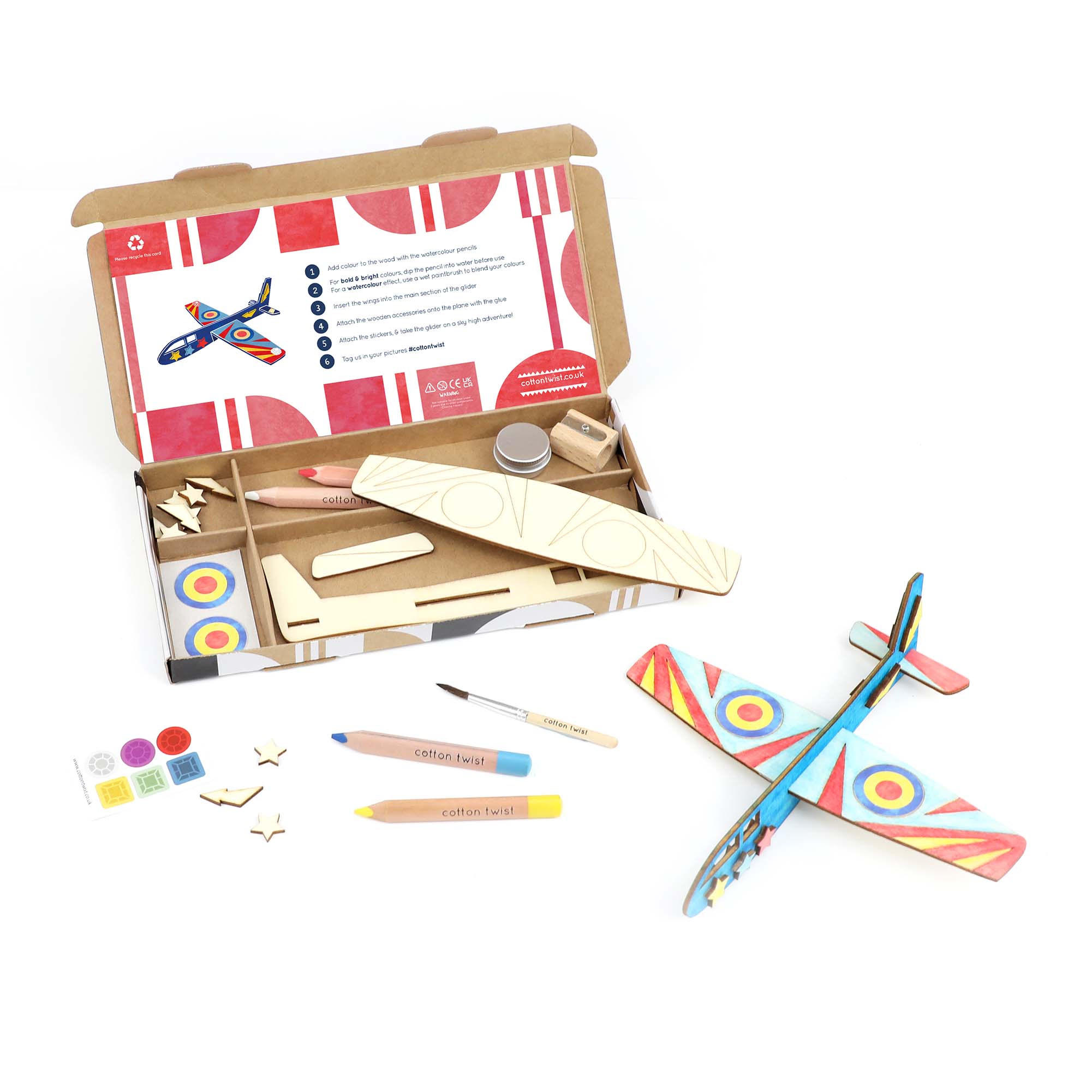 Plane Craft Kit Activity Box - Image 3