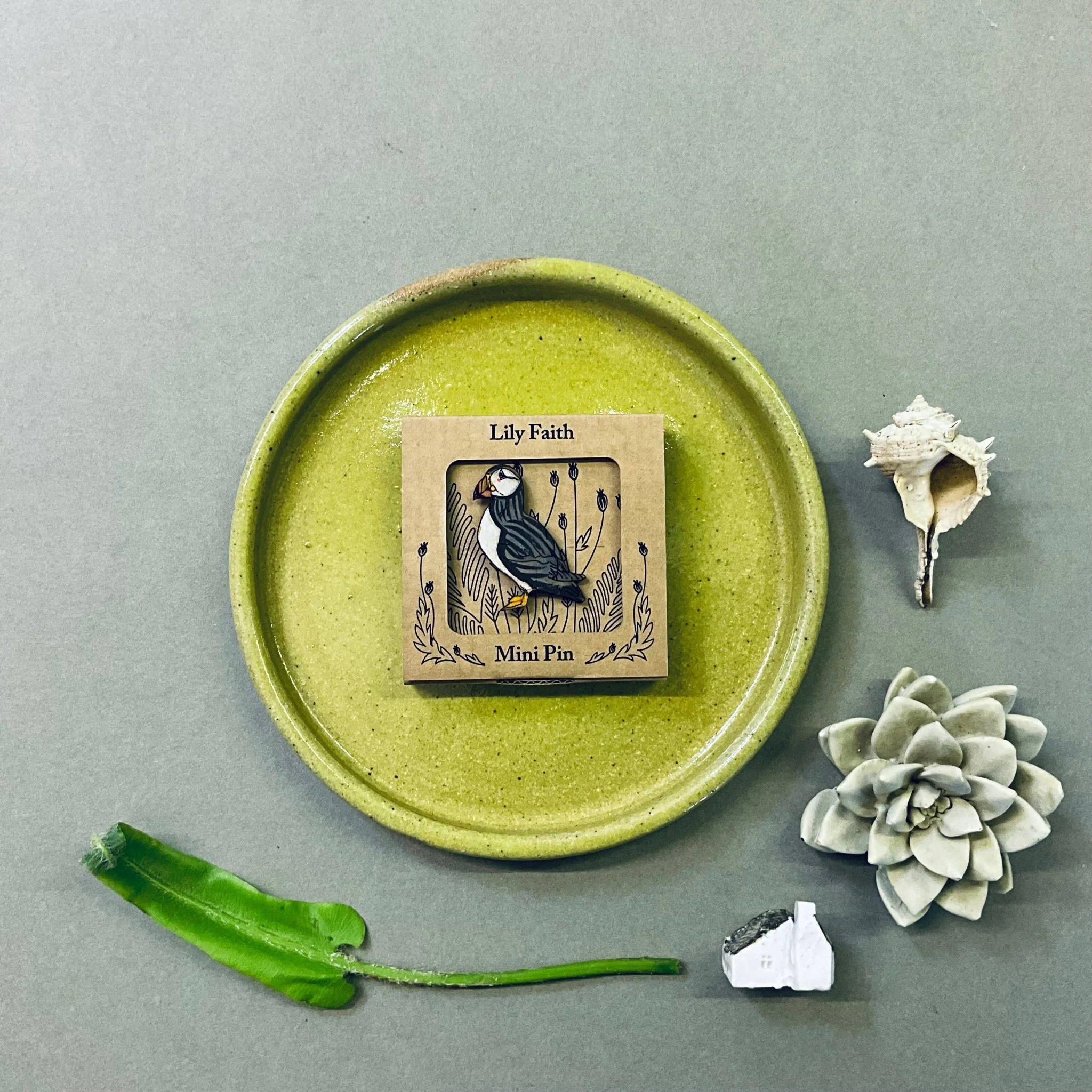 Puffin Mini Pin Brooches - Image 2