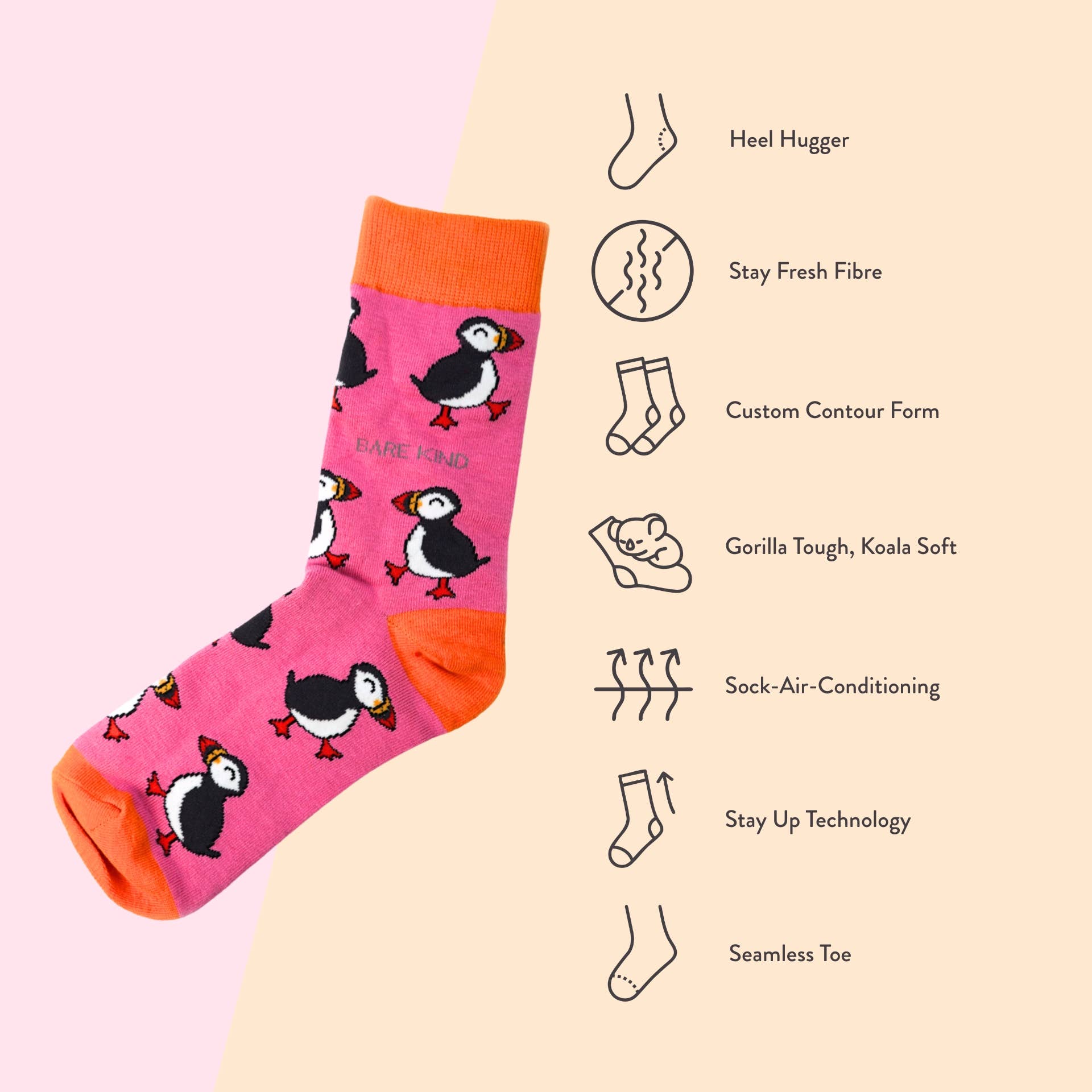 Puffin Bamboo Socks - Image 7
