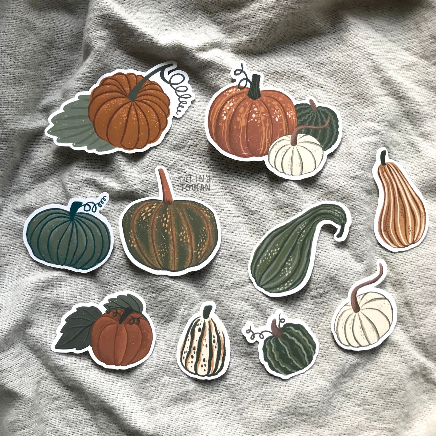 Pumpkins and Gourds Sticker Pack - Image 2