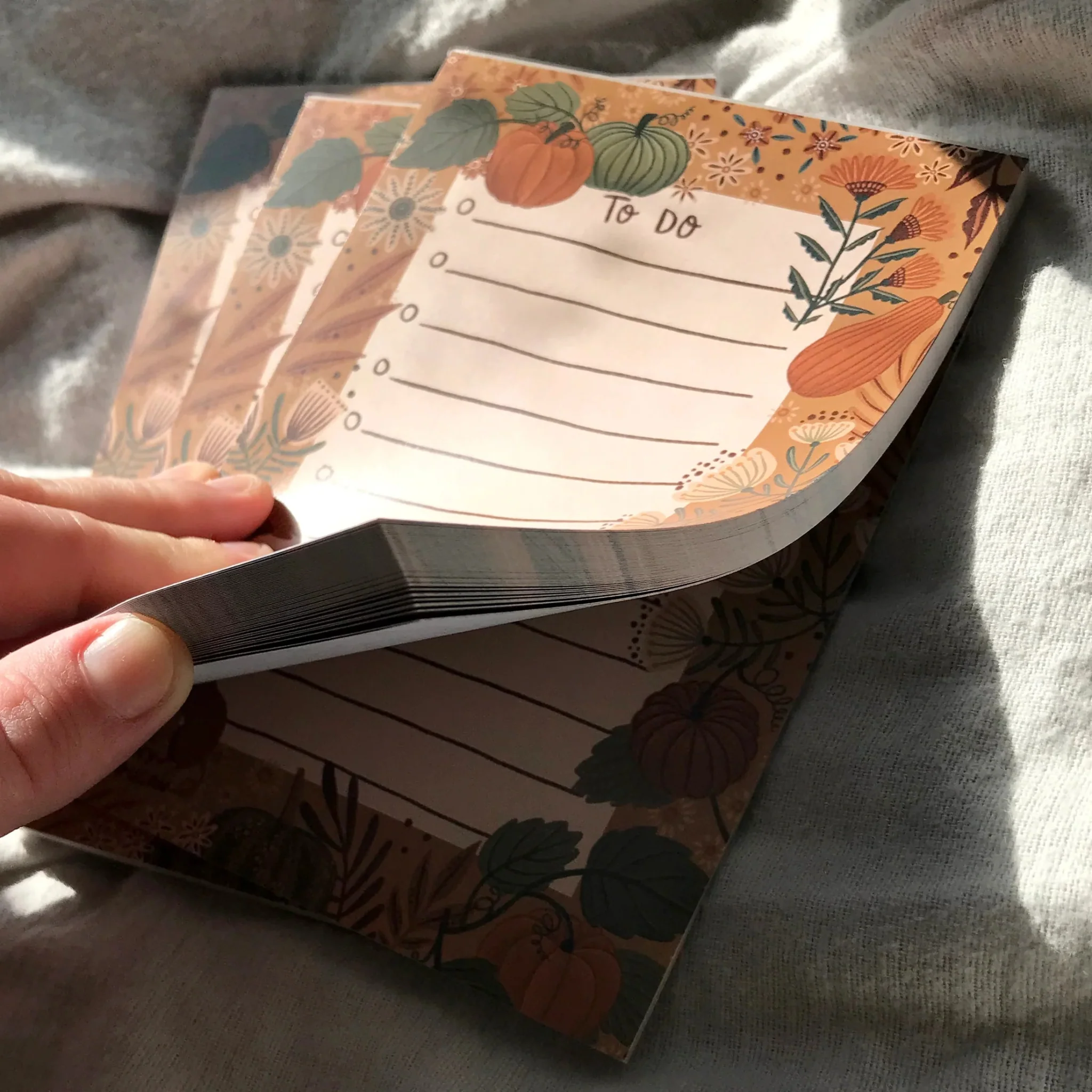 Pumpkins and Gourds To Do List Note Pad - Image 3
