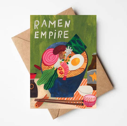 RAMEN EMPIRE Greetings Card
