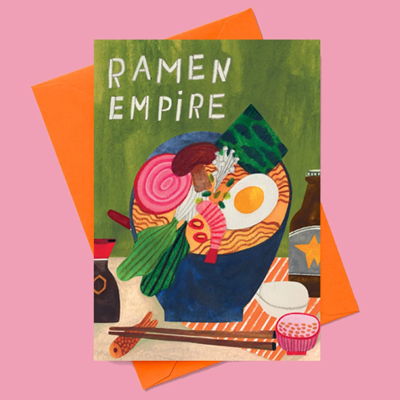 RAMEN EMPIRE Greetings Card - Image 3
