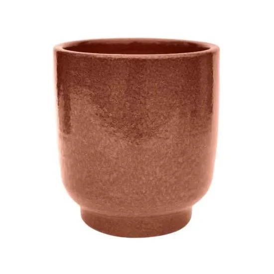 Reactive Glaze Burnt Orange Planter