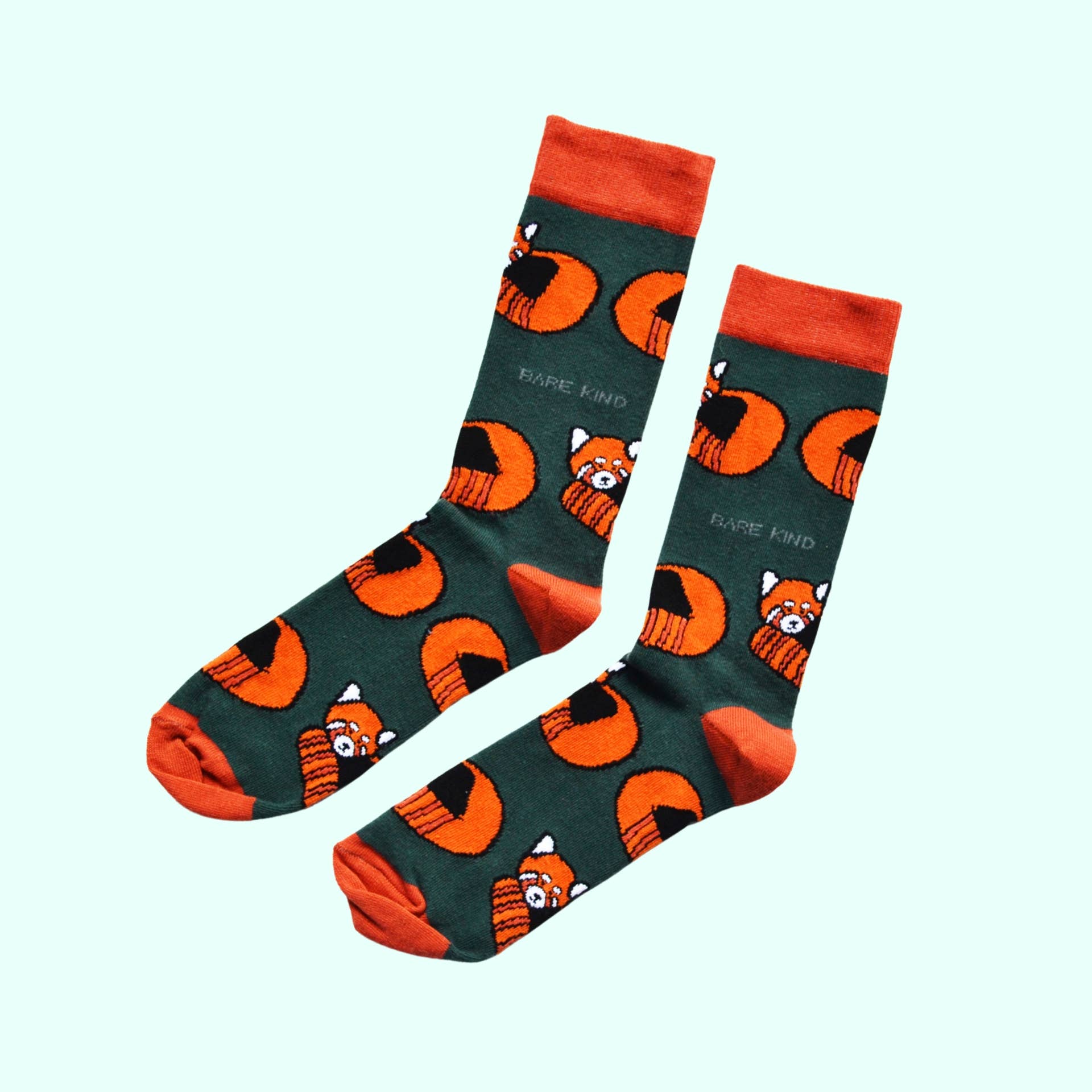 Red Panda Bamboo Socks