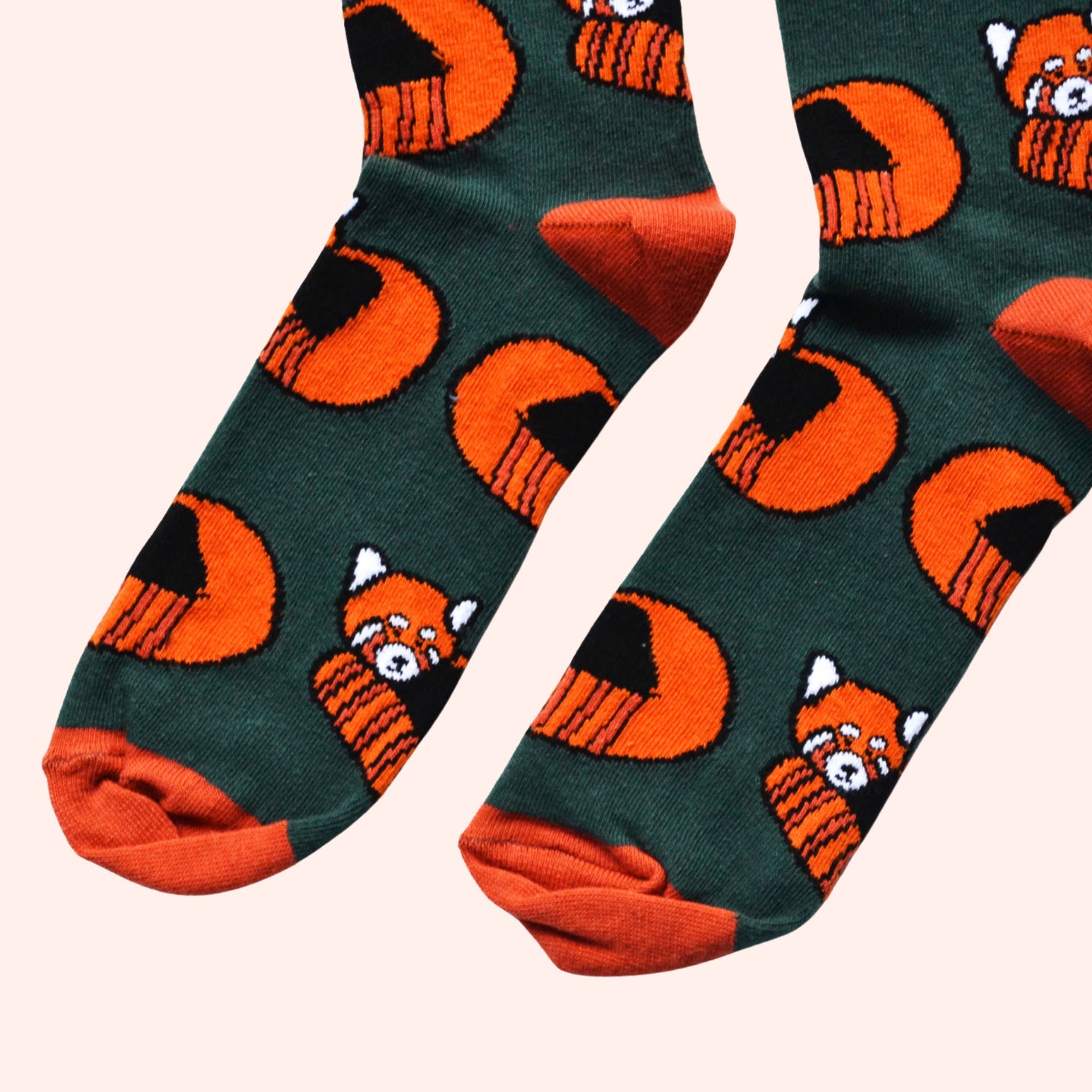 Red Panda Bamboo Socks - Image 4