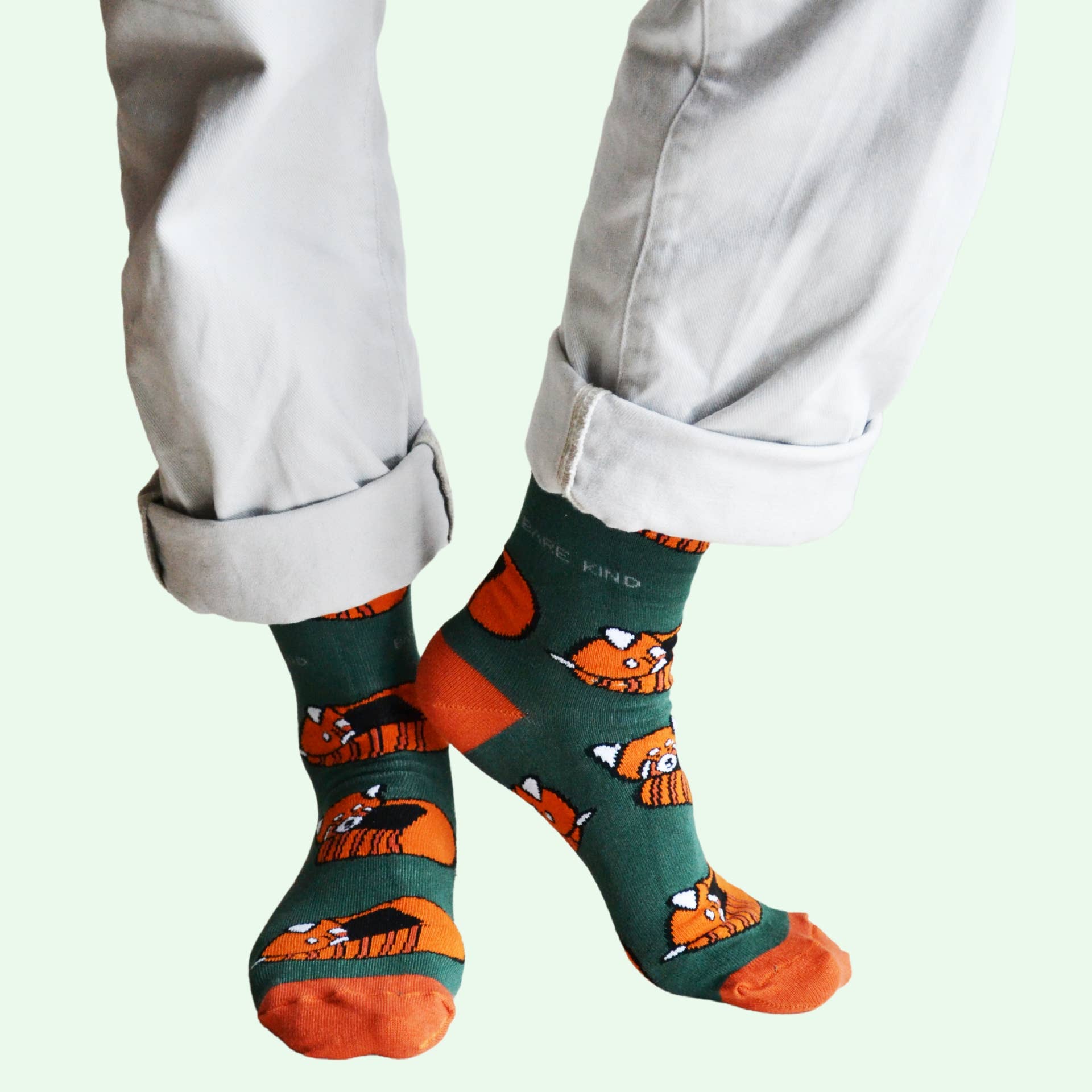 Red Panda Bamboo Socks - Image 5