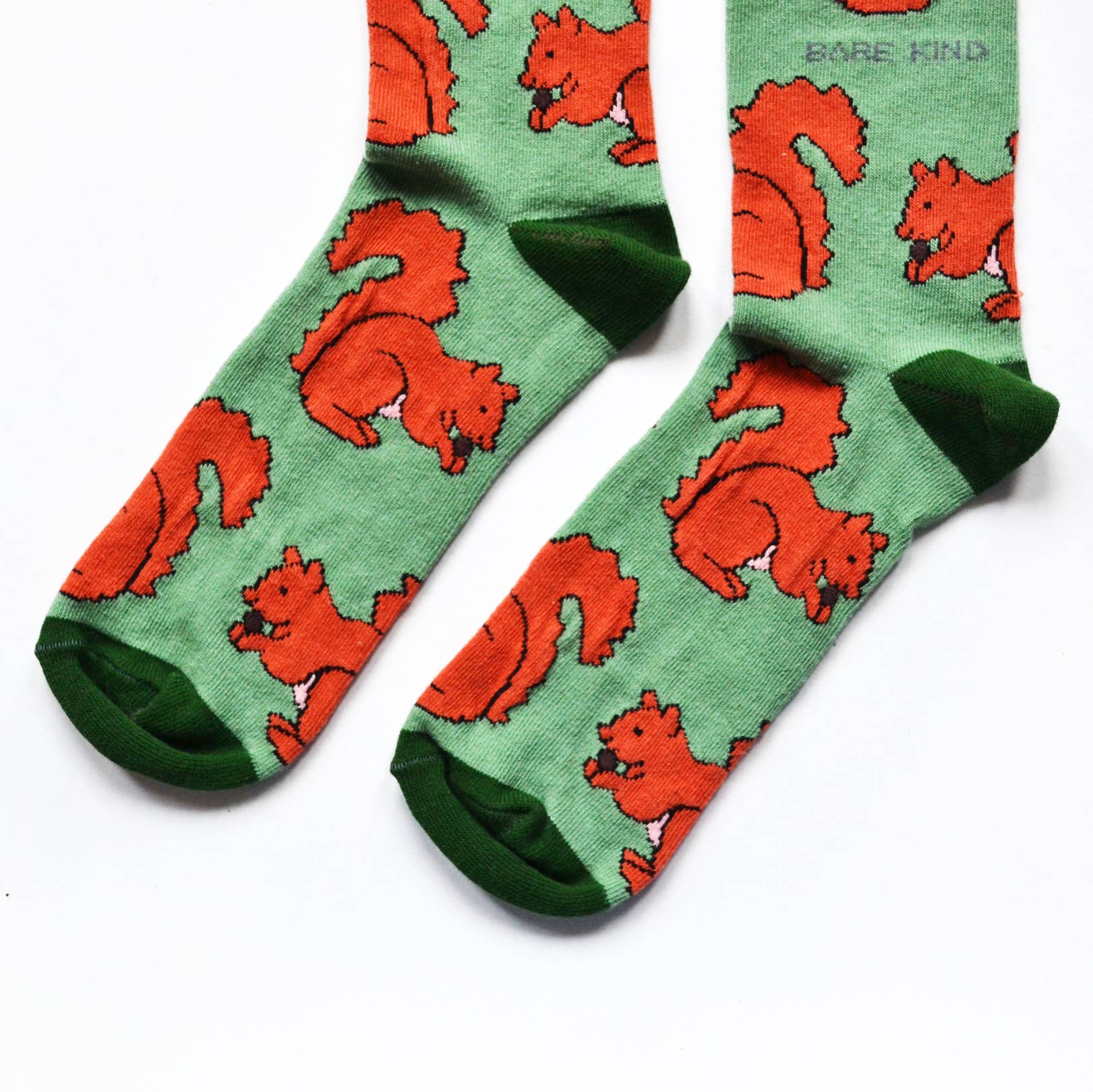 Red Squirrel Bamboo Socks - Image 3