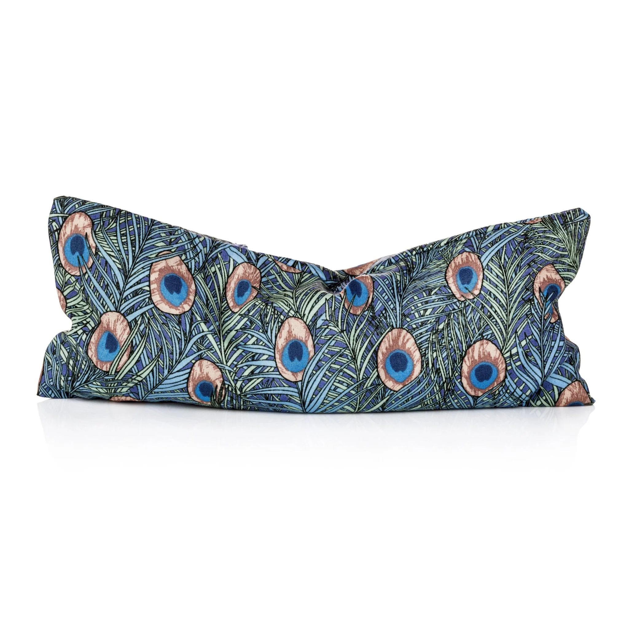 Relaxation Eye Pillow Peacock Feathers Pattern - Image 2