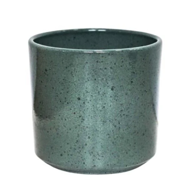 Remi Green Reactive Glaze Pot