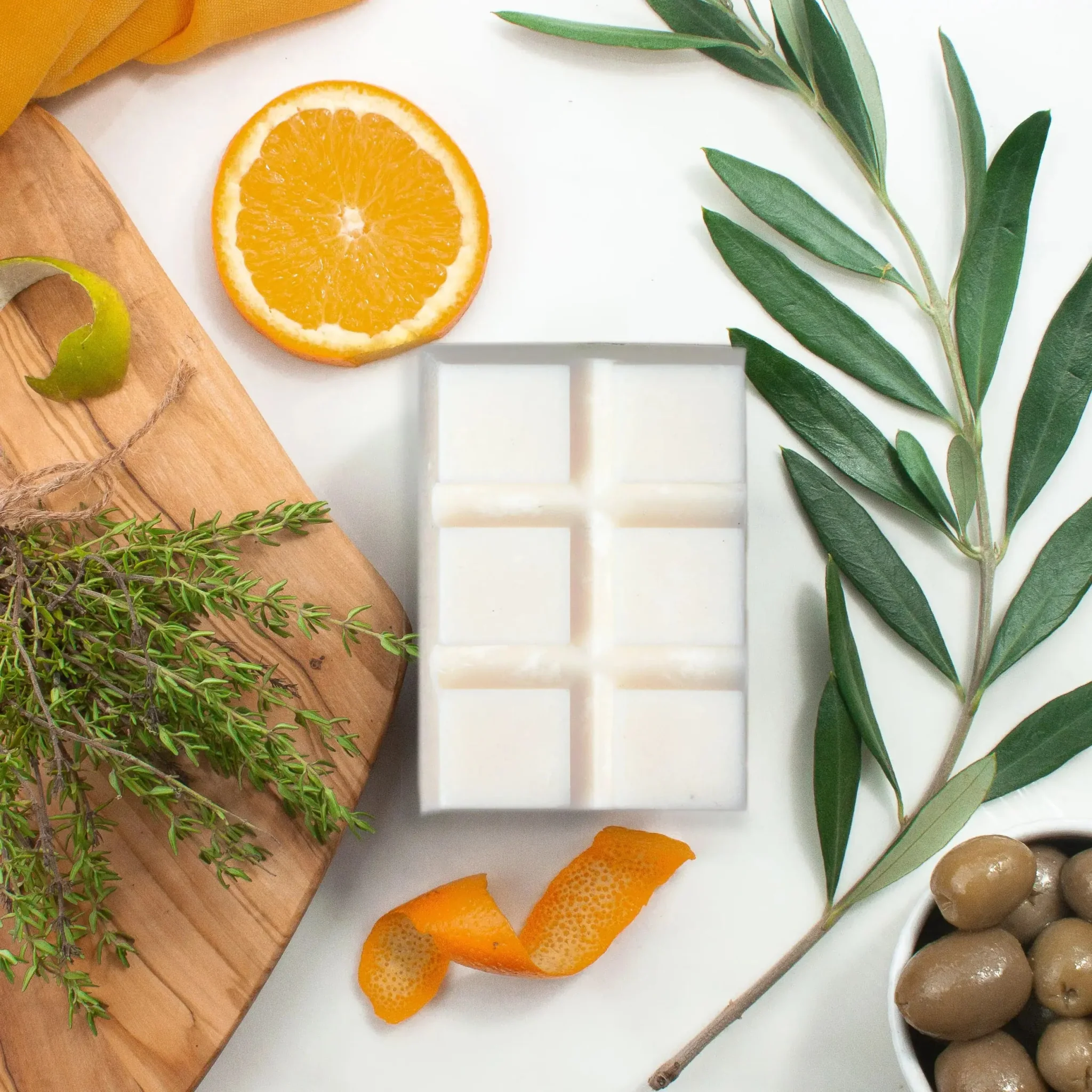 Renaissance Man Wax Melt Bar | Orange. Thyme. Olive Leaf - Image 3