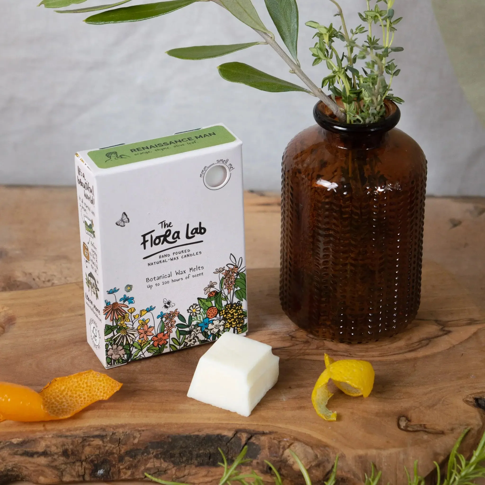Renaissance Man Wax Melt Bar | Orange. Thyme. Olive Leaf - Image 4