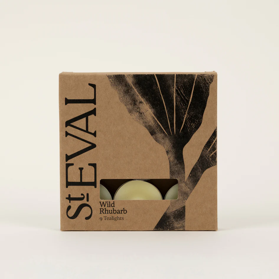 Wild Rhubarb Scented Tealights - Image 2