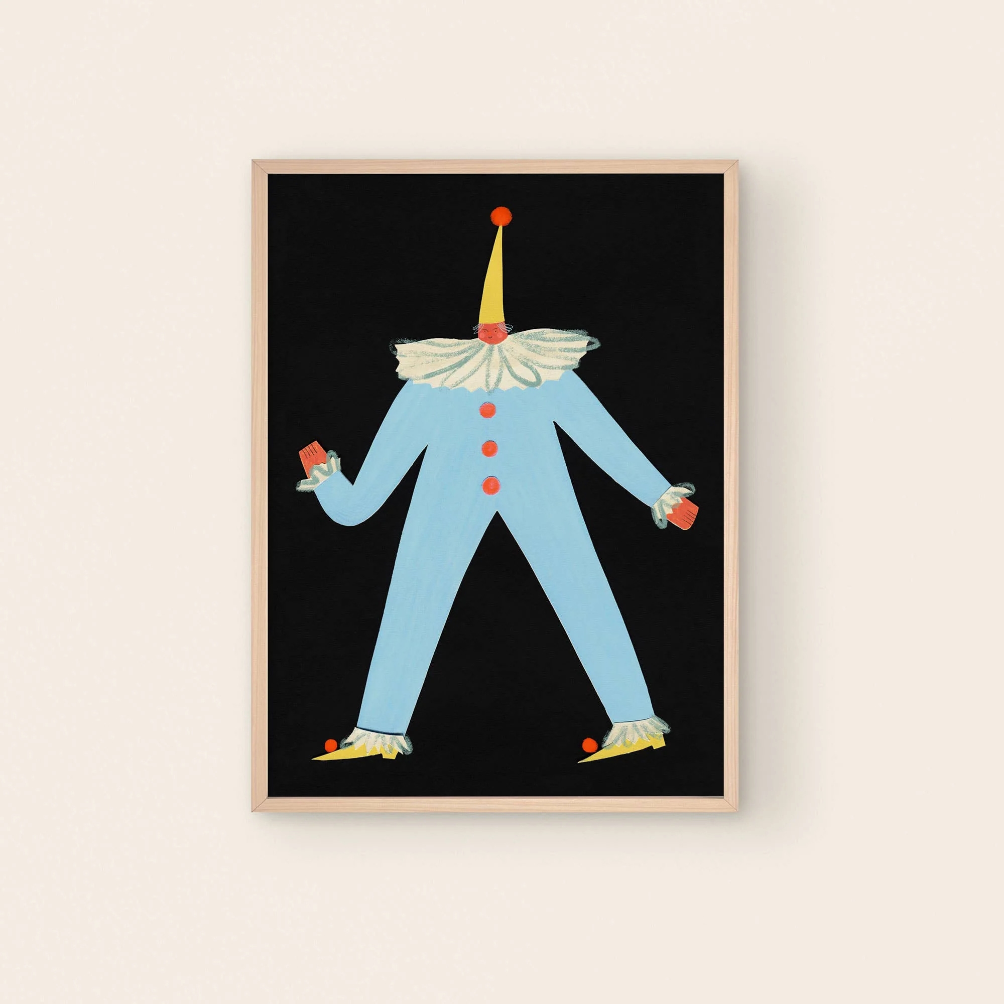 Robin Circus Art Print | Character | Nursery Wall Art