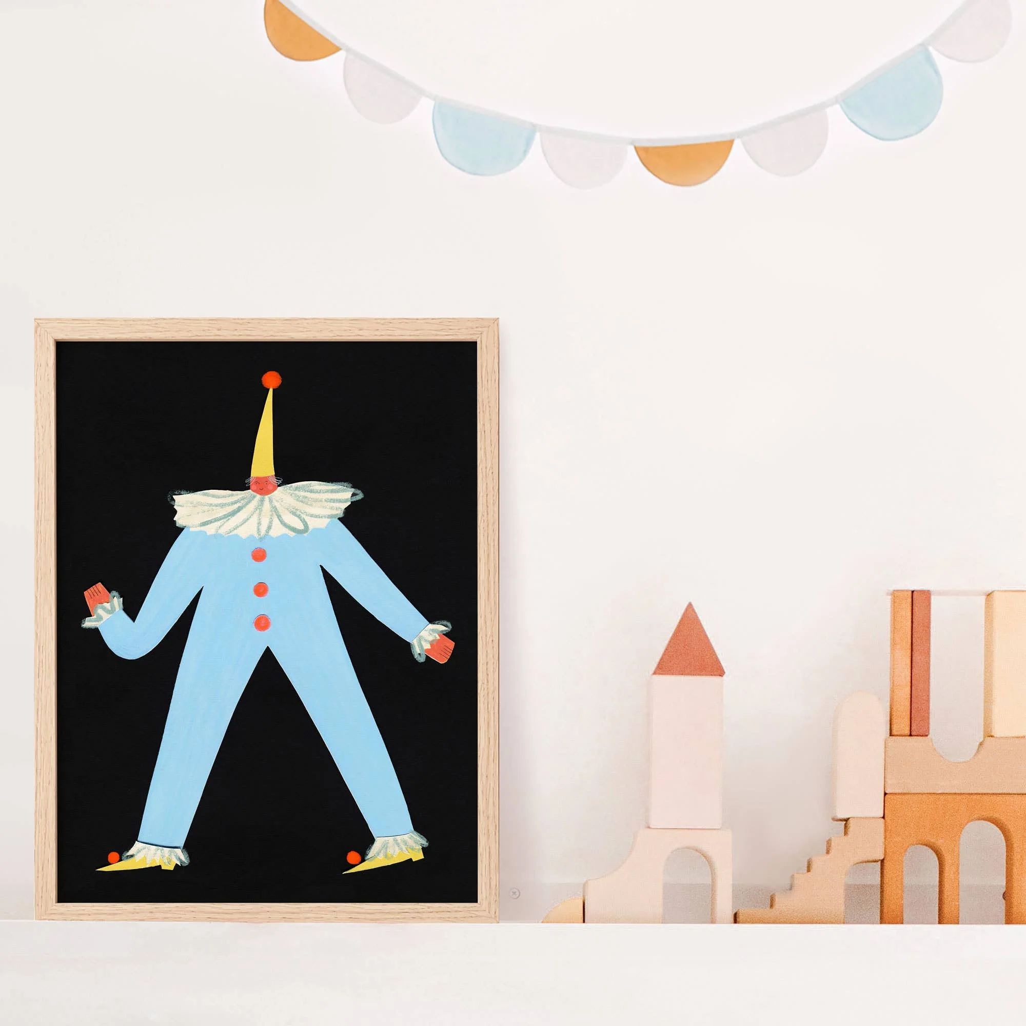Robin Circus Art Print | Character | Nursery Wall Art - Image 2