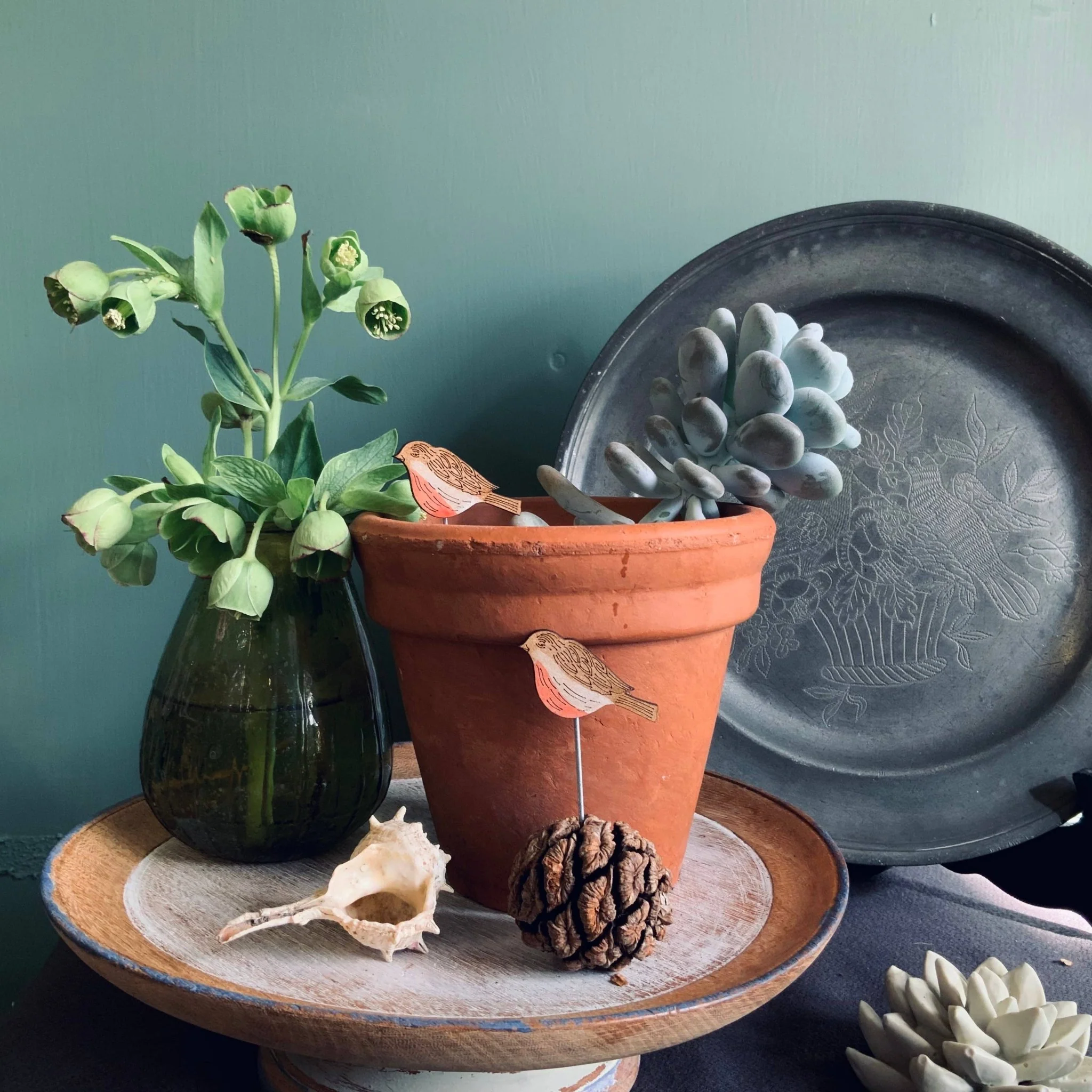 Robin Plant Pot Companions - Image 3