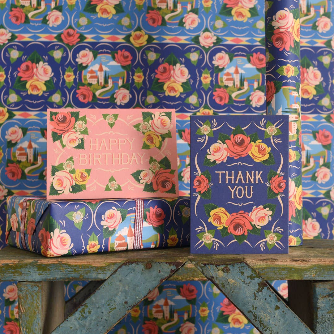 Roses & Castles - Thank You | Thank you card | Gratitude, floral - Image 2