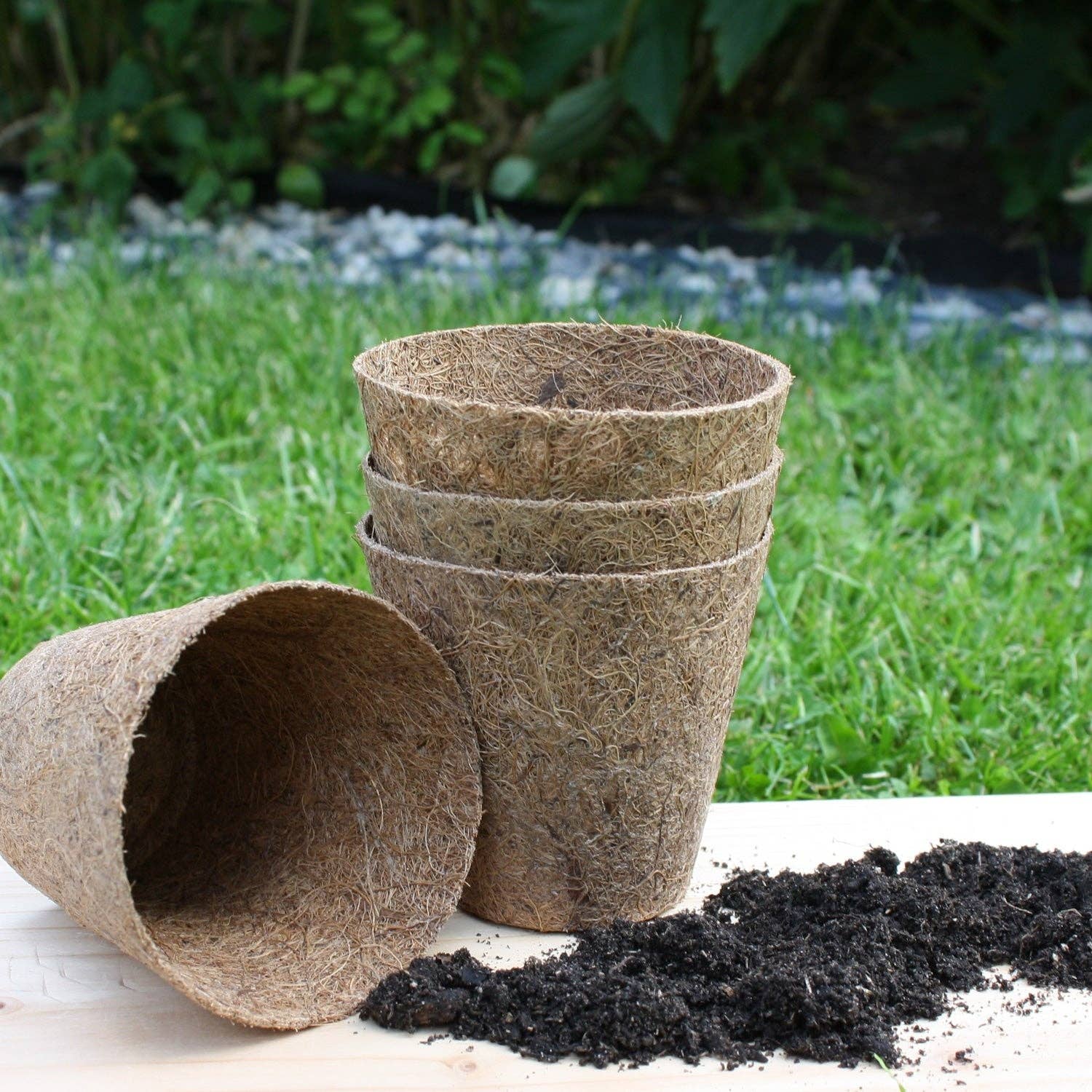 Rubberised Certified Organic Coir Seedling Pots: 5cm - Image 4
