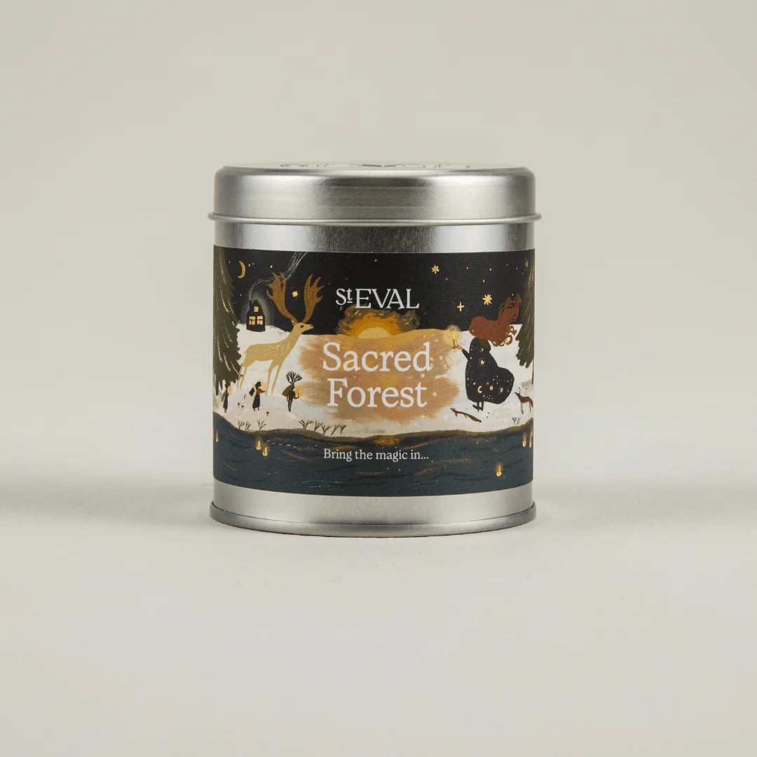 Sacred Forest Scented Christmas Tin Candle