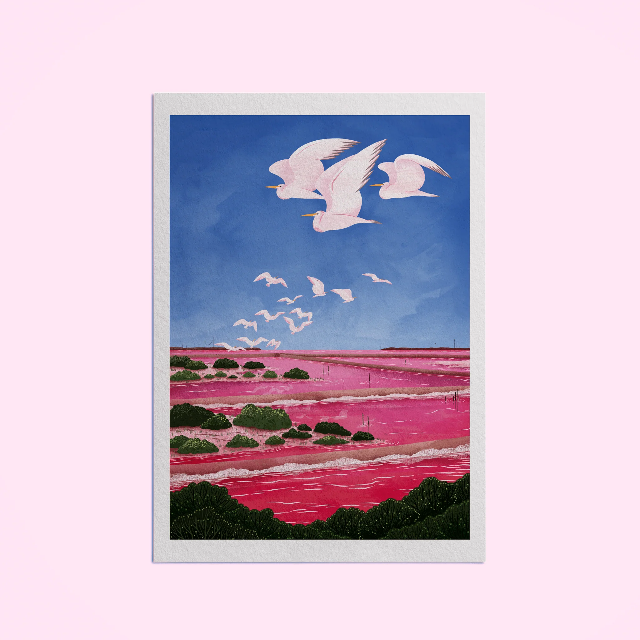 Salt Flats Giclee Art Print