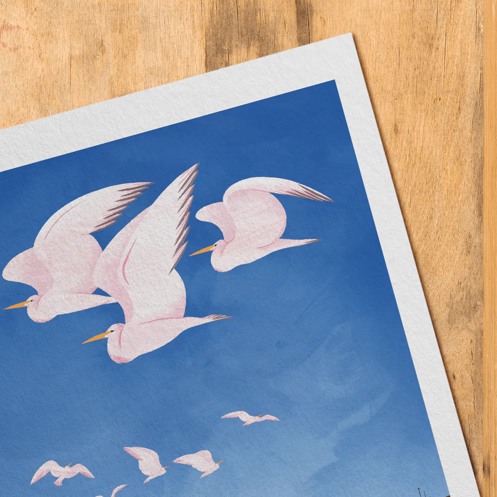 Salt Flats Giclee Art Print - Image 2