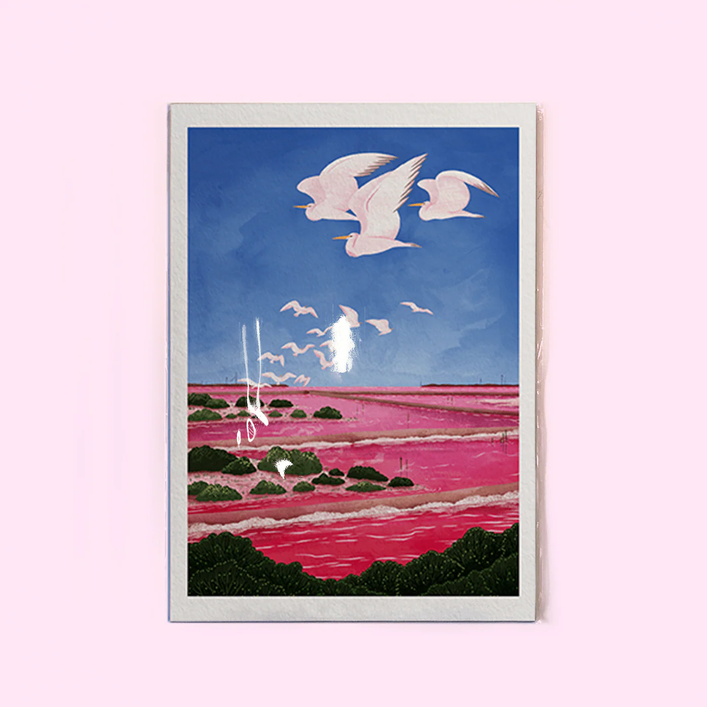 Salt Flats Giclee Art Print - Image 3