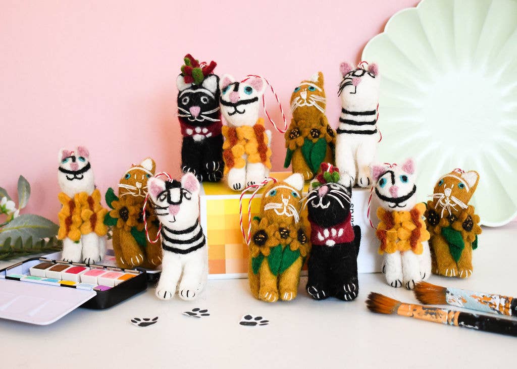 Niaski Salvador Catli Felt Decoration – Handmade Fair Trade - Image 4