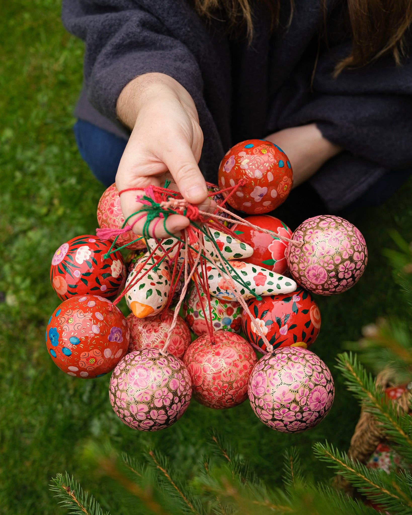 Scarlet Red and Blue Bauble - Image 7