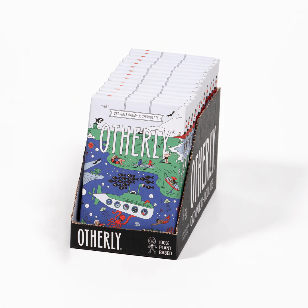 Sea Salt // 130G// Vegan // OATM*LK CHOCOLATE BAR - Image 3