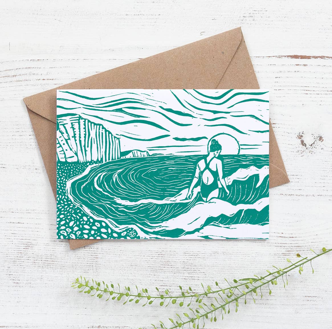 Seas The Day Greetings Card