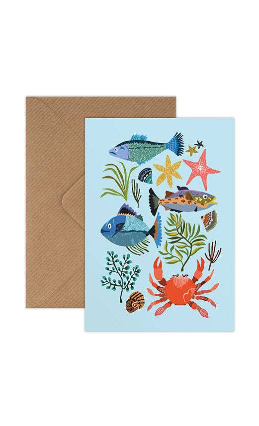Seaside Greetings Card