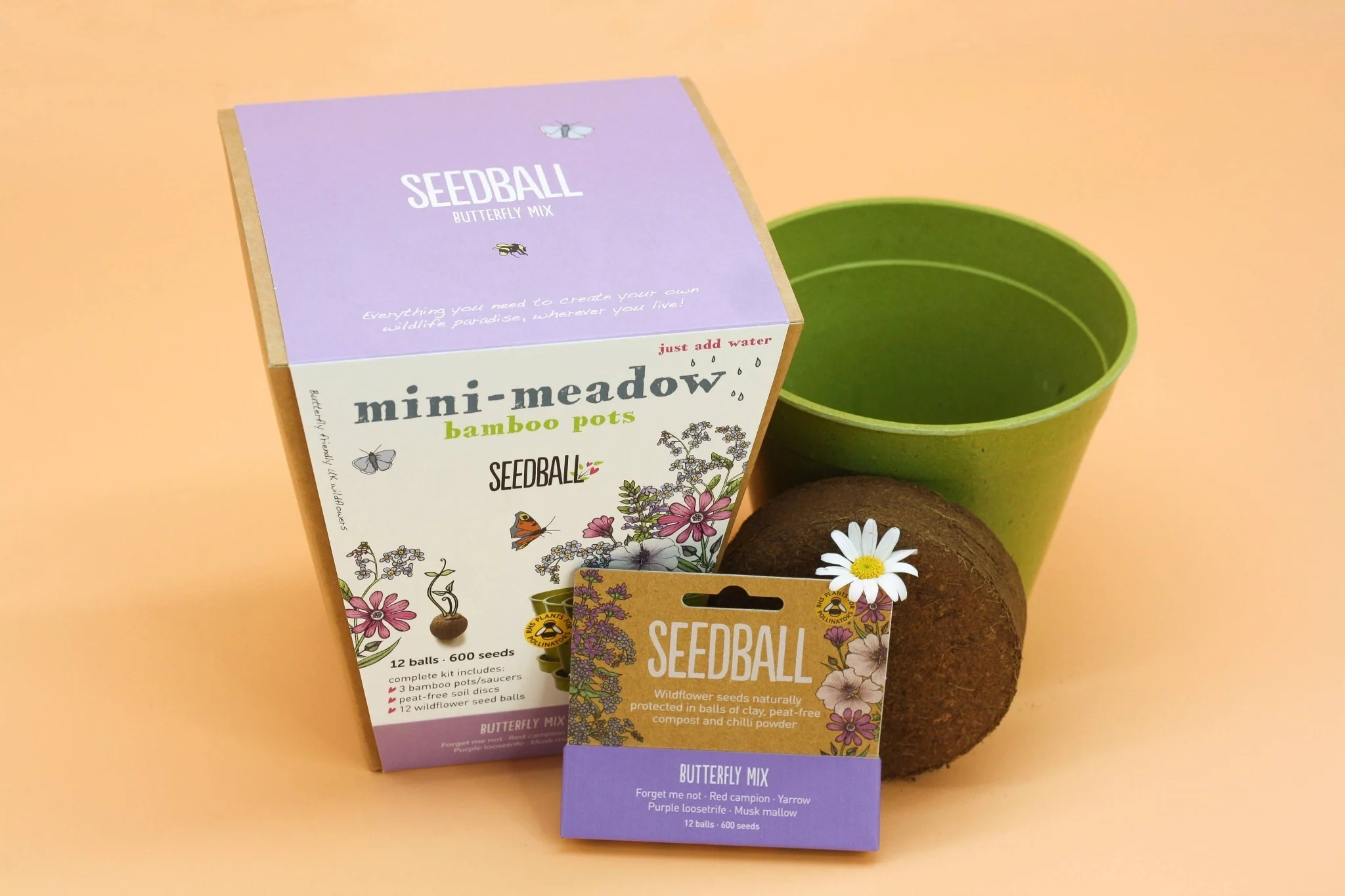 Seedball Meadow Pots - Butterfly Mix - Image 6