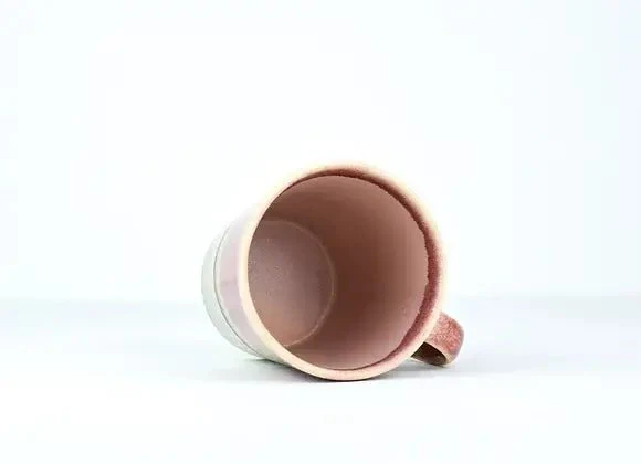 SGW Lab Ceramic Mug - Blush Pink & Sage Green - Image 3