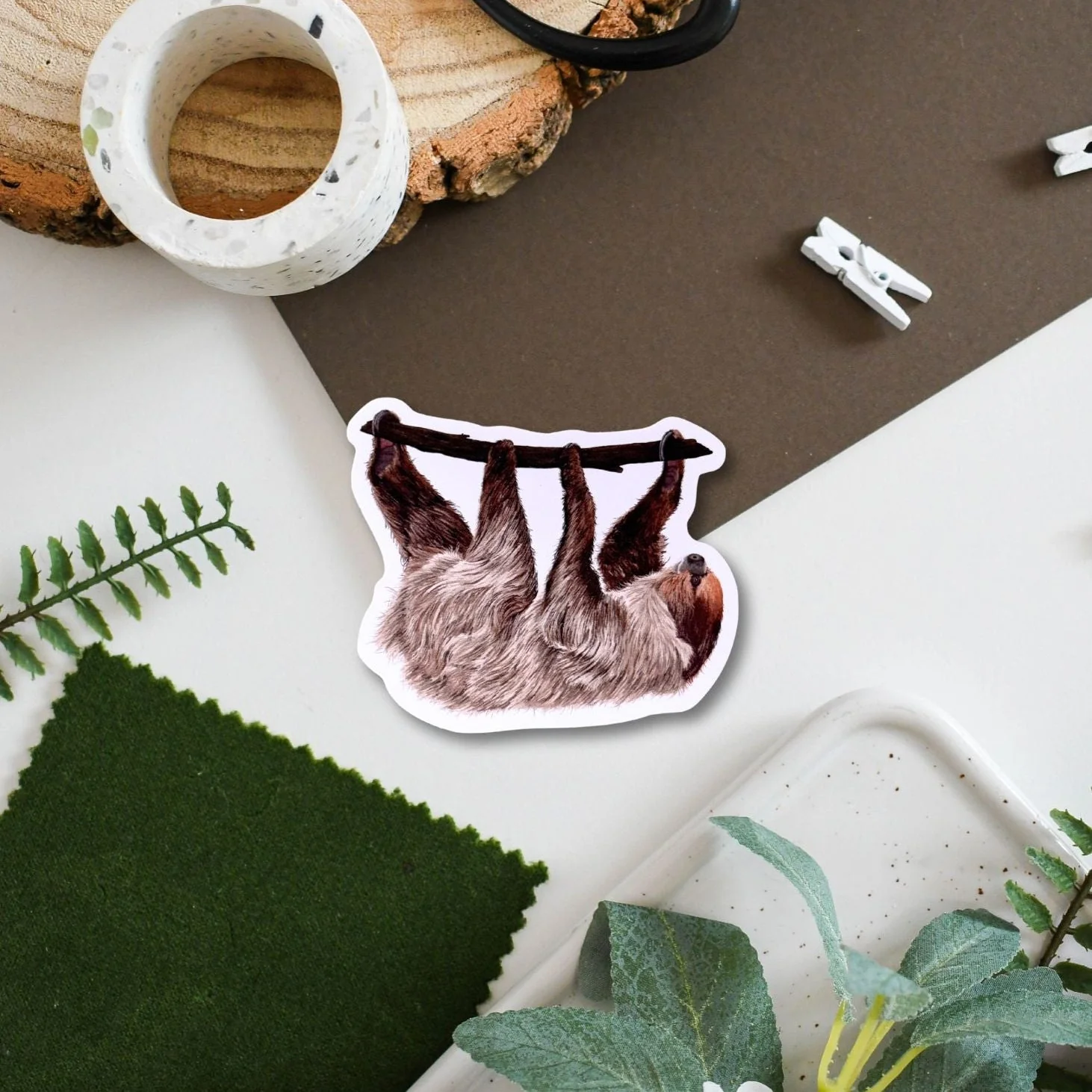 Sloth Wildlife Vinyl Sticker [Beneath the Canopy RHS Collab]